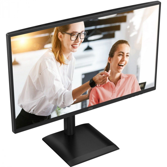 Монитор 27' AOC Q27E4CV  IPS, 2560x1440, 120Hz, 4ms, 350сd/m, 1500:1 | HDMI(2.0), DP(1.4), Type-C(PD-90W), 4xUSB 3.2, RJ45 | HAS, Pivot, Swivel, InPSU, Speakers, Vesa 100, Black