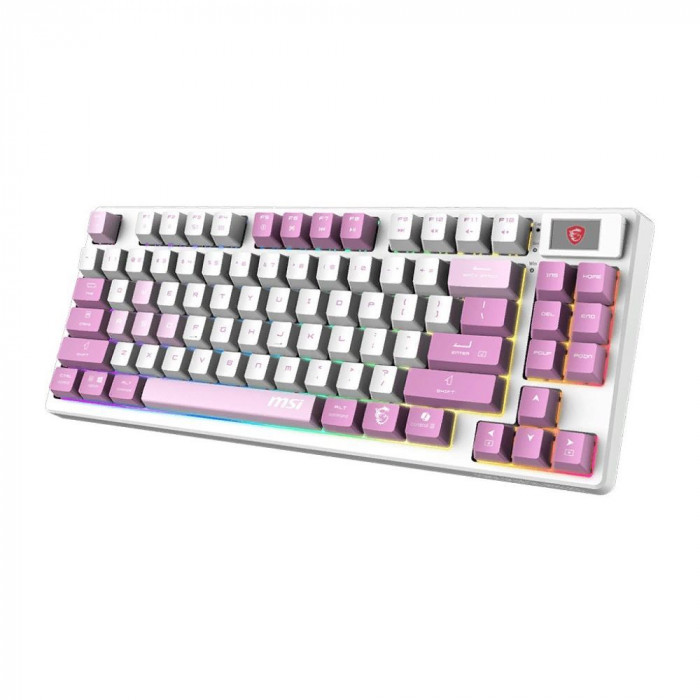 Клавиатура MSI FORGE GK600 TKL W VIOLET RU (S11-43RUQ01-HH9)