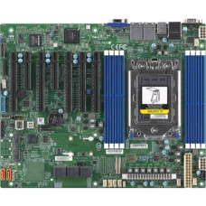 Материнская плата SuperMicro MBD-H12SSL-I-B Intelligent Platform Management Interface, Single AMD EPYC™ 7003/7002 Series Processor,2TB Registered ECC DDR4 3200MHz SDRAM in 8 DIMMs,5 PCI-E 4.0 x16,2 PCI-E 4.0 x8,8 SATA3, 2 M.2