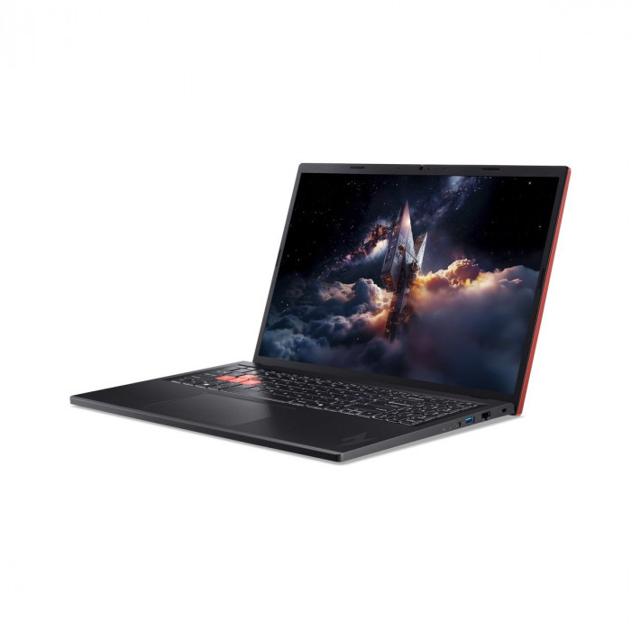 Ноутбук Acer Nitro Lite 16 NL16-71G-7227 Intel Core i7-13620H/16Gb (D5)/SSD512Gb/RTX4050 6Gb (45W)/16'/IPS/WUXGA/1920x1200/165Hz/NoOS/RJ-45/Black/1.95kg