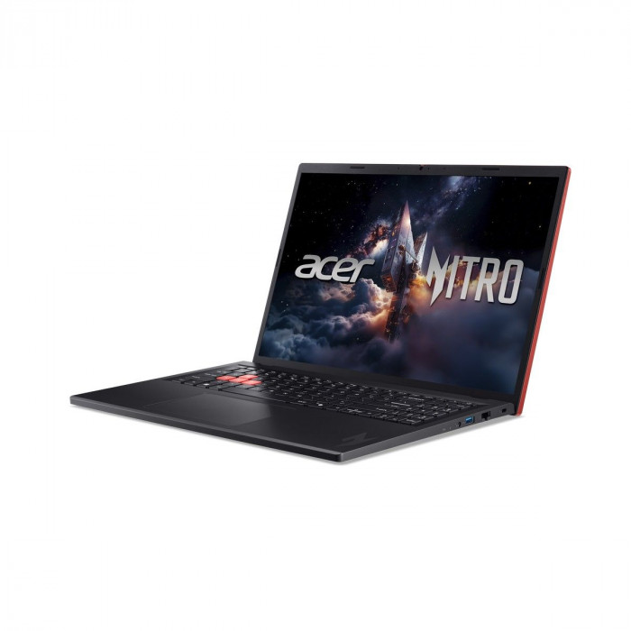 Ноутбук Acer Nitro Lite 16 NL16-71G-7227 Intel Core i7-13620H/16Gb (D5)/SSD512Gb/RTX4050 6Gb (45W)/16'/IPS/WUXGA/1920x1200/165Hz/NoOS/RJ-45/Black/1.95kg