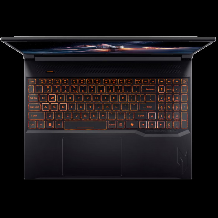 Ноутбук Acer Nitro V 16 ANV16-72-72ZY Intel Core 7 240H/16Gb (D5)/SSD512Gb/RTX5070 8Gb (85W)/16'/IPS/WUXGA/1920x1200/180Hz/Win11/RJ-45/Black/2.1kg