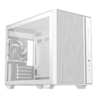 Корпус Case ID-Cooling FLOW 500 AIR White mATX/win TG/2 fans/Gen2 Type C/CPU 180mm/GPU 403mm/ no PSU