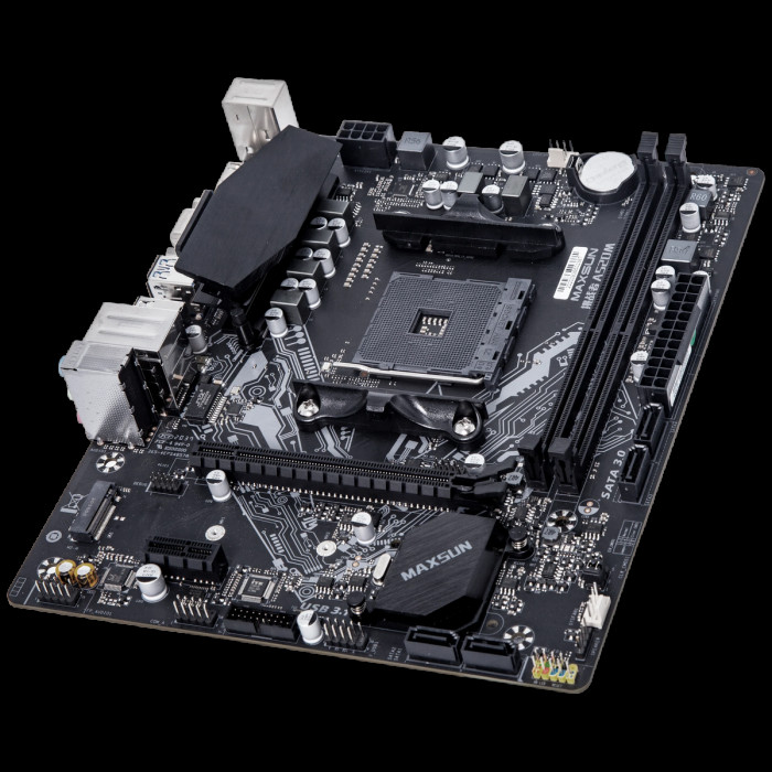 Материнская плата Maxsun MS-Challenger A520M A520, AM4, 2xDDR4, 1*PCIEx16, 1*PCIEx1, 1*M.2, 4*USB3.2Gen1, 6*USB2.0, 3*SATA3.0, 1G, VGA, HDMI, M-ATX, RTL