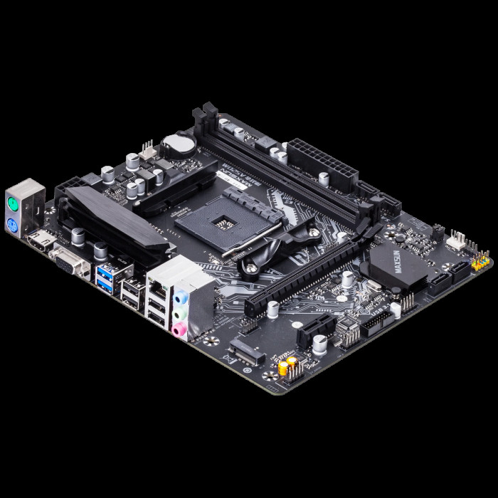 Материнская плата Maxsun MS-Challenger A520M A520, AM4, 2xDDR4, 1*PCIEx16, 1*PCIEx1, 1*M.2, 4*USB3.2Gen1, 6*USB2.0, 3*SATA3.0, 1G, VGA, HDMI, M-ATX, RTL
