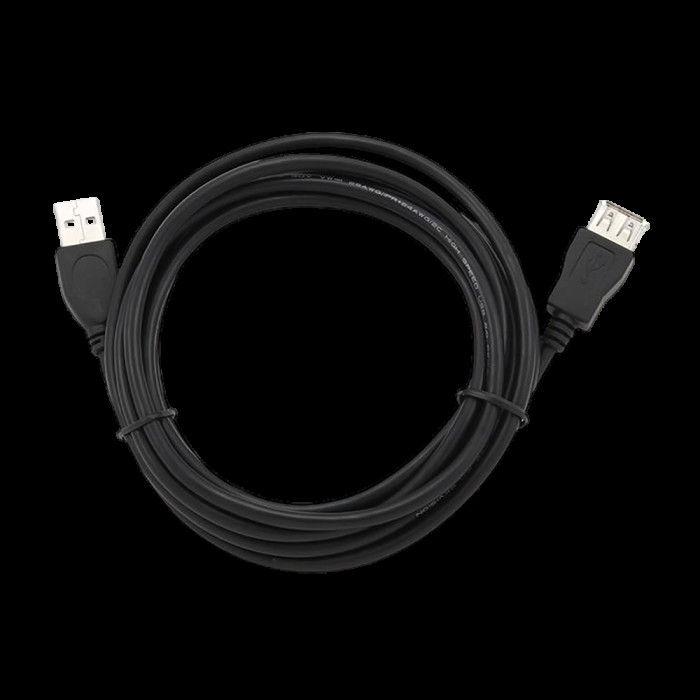 Кабель удлинитель USB2.0 Pro Cablexpert CCP-USB2-AMAF-10 AM/AF, 3.0м, экран, черный, пакет   (041959)