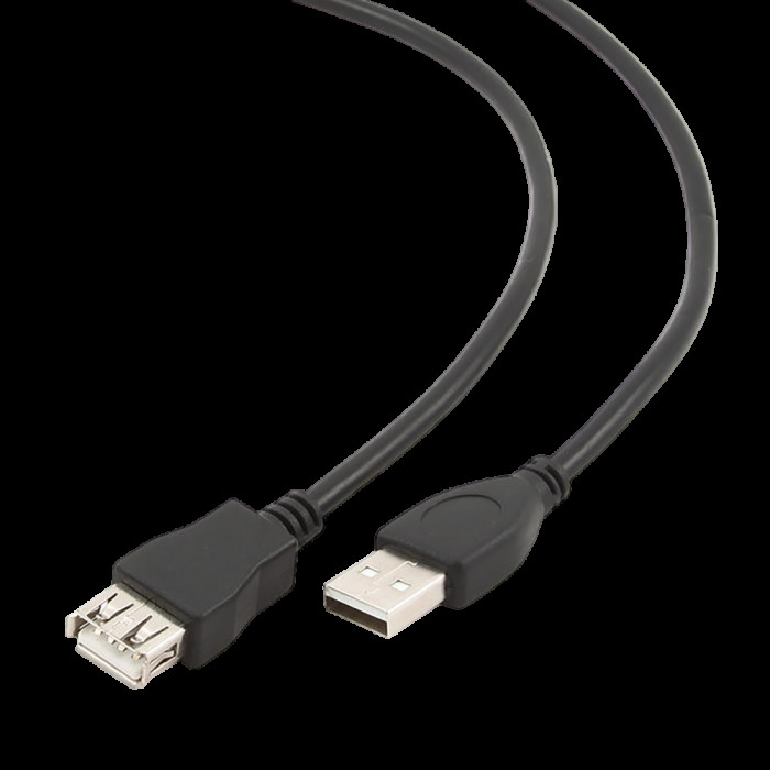 Кабель удлинитель USB2.0 Pro Cablexpert CCP-USB2-AMAF-10 AM/AF, 3.0м, экран, черный, пакет   (041959)