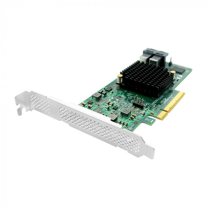 RAID-контроллер ACD ACD SAS3008-8R PCIe 3.0 x8 LP, SAS/SATA 12G, RAID 0,1,10,1E,JBOD, 8port (2*int SFF8643), 3008ROC, (аналог LSI 9311-8i) RTL (003112)