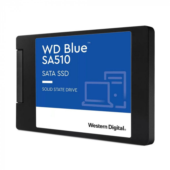 Твердотельный накопитель SSD WD Blue WDS250G3B0A  250GB 2.5' Client SATA 6Gb/s Retail (-00BNC0) (884622) {10}