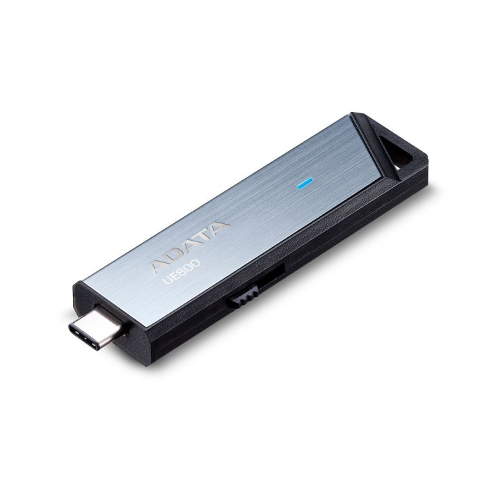 USB накопитель ADATA Elite UE800 AELI-UE800-256G-CSG USB 3.2 256GB Gen2, USB Type-C, Black, Retail