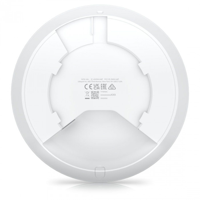 Точка доступа Wi-Fi Ubiquiti UniFi 6+ AP , 1 порт GbE RJ45, диапазоны 2,4 и 5 ГГц, 802.11a/b/g/n/ac/ax