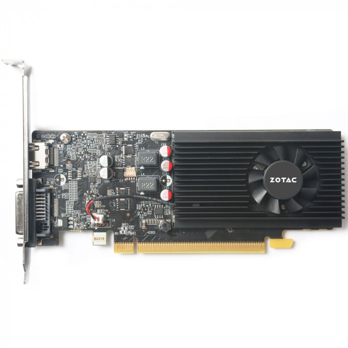 Видеокарта Zotac GT1030 2GB GDDR5 64bit DVI HDMI 1FAN LP RTL