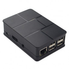 Корпус ACD RA186 Black ABS Plastic Case Brick style w/ Camera cable hole for Raspberry Pi 3 B (RASP1787) (494422)