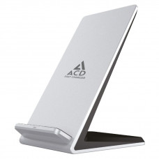 Зарядное устройство ACD БЗУ (ACD-W102S-F1S) 10Вт, беспроводная Qi, 2-катушки с QC, 5В/2А ; 9В/1,8А RTL