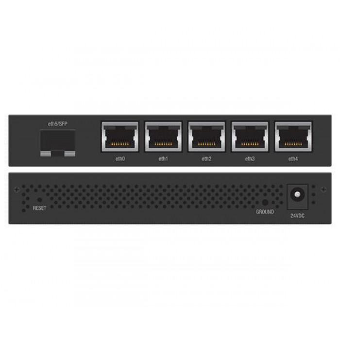 Маршрутизатор Ubiquiti EdgeRouter X SFP |ER-X-SFP| Ubiquiti PoE-маршрутизатор 2 ядра (880 МГц), 5x 1G RJ45, 1x SFP, |ER-X-SFP| раздача PoE (022203)