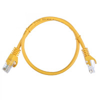 Патч-корд |ACD-LPU5E-5DY| Cat5e UTP 24AWG 4Pair, 7/0.18мм CCA Желтый, 0.5м, (741371)