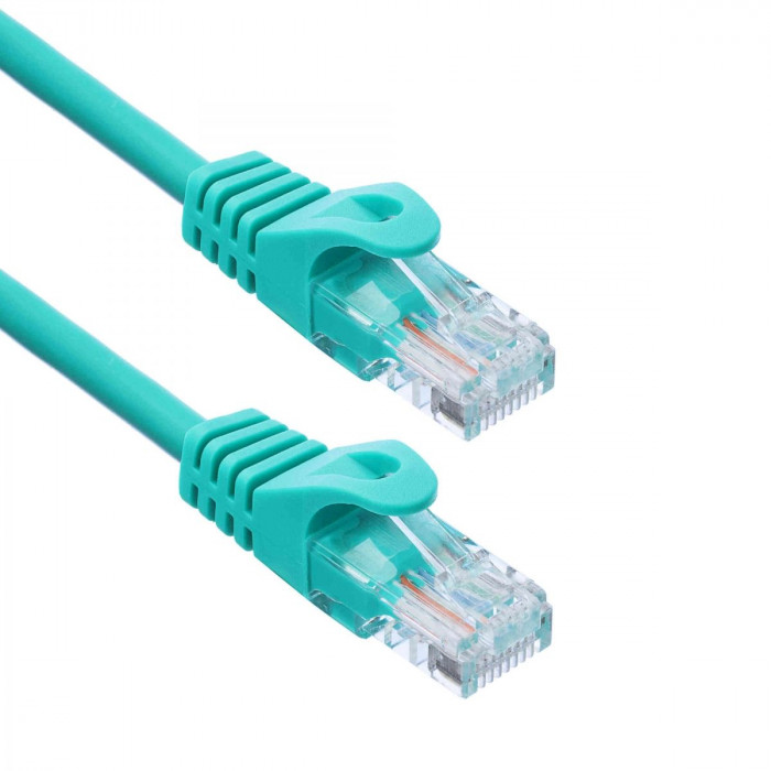 Кабель ACD Патч-корд ACD-LPU5E-15G |ACD-LPU5E-15G| Cat5e UTP 24AWG 4Pair, 7/0.18мм CCA Зеленый,1.5м, (74146)