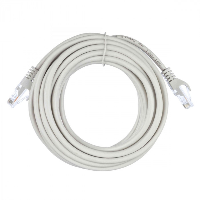 Патч-корд ACD-LPU5E-50A  Cat5e UTP 24AWG 4Pair, 7/0.18мм CCA Серый, 5.0м, (741609)