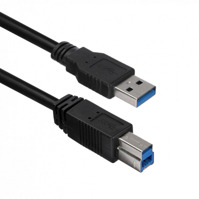 Кабель ACD-U3ABM-20L |ACD-U3ABM-20L| USB 3.0, A male - B male, ТТХ: |ACD-U3ABM-20L| (7/0.12BC+HDPE)*1P+|(7/0.12BC+HDPE)*2C+7/0.12BC+AL|*2P +7/0.16BC*2C+AL+7/0.12BC+B(80/0.12AL)PVC5.5, Черный, 2м (742088)