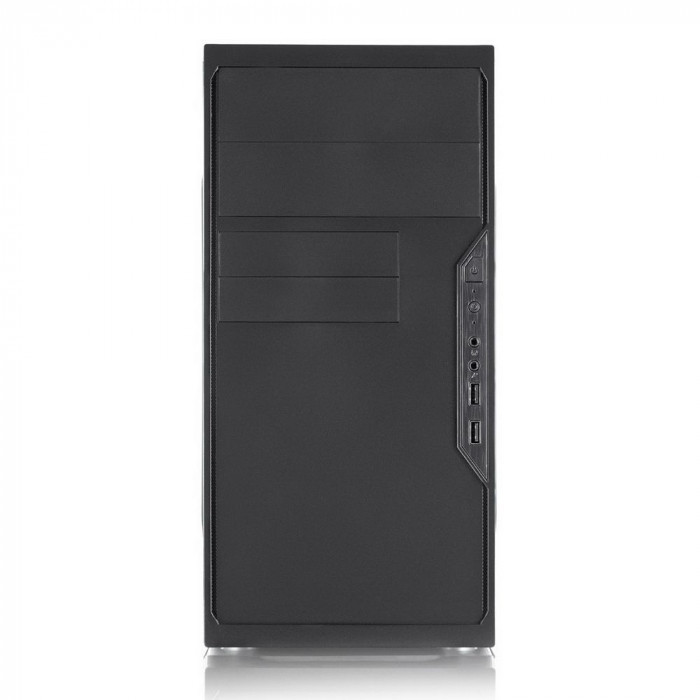Корпус FoxLine Case Foxline FL-733 |FL-733-FZ450R| , mATX, 2x5.25EXT, 2x3.5EXT, 5x3.5INT, 2xUSB2.0, HDA, w/o FAN, |FL-733-FZ450R| w/450W ATX PSU, w/1.2m EU pwr cord