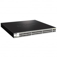 Коммутатор D-Link DGS-1210-52MPP/E2A Настраиваемый L2 коммутатор с 48 портами 10/100/1000Base-T и 4 портами 1000Base-X SFP (порты 1-48 PoE 802.3af/at, PoE-бюджет 740 Вт)