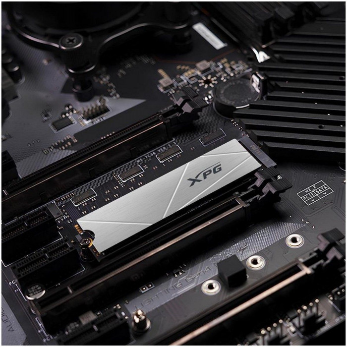 Твердотельный накопитель SSD ADATA M.2 2280 2TB XPG GAMMIX S60 PCIe Gen4x4 with NVMe, 5000/4200, MTBF 1.5M, 3D ТLC NAND, 450TBW