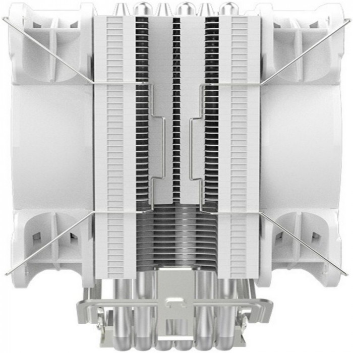 Вентилятор ALSEYE H120D (White) TDP: 200W Product Dimensions:123x154x106mm Heatsink Dimensions:154x123x58mm Heatsink Weight:518g Heat Pipe:O6mmx6pcs Fan Dimensions-:120x120x25mm (875842)