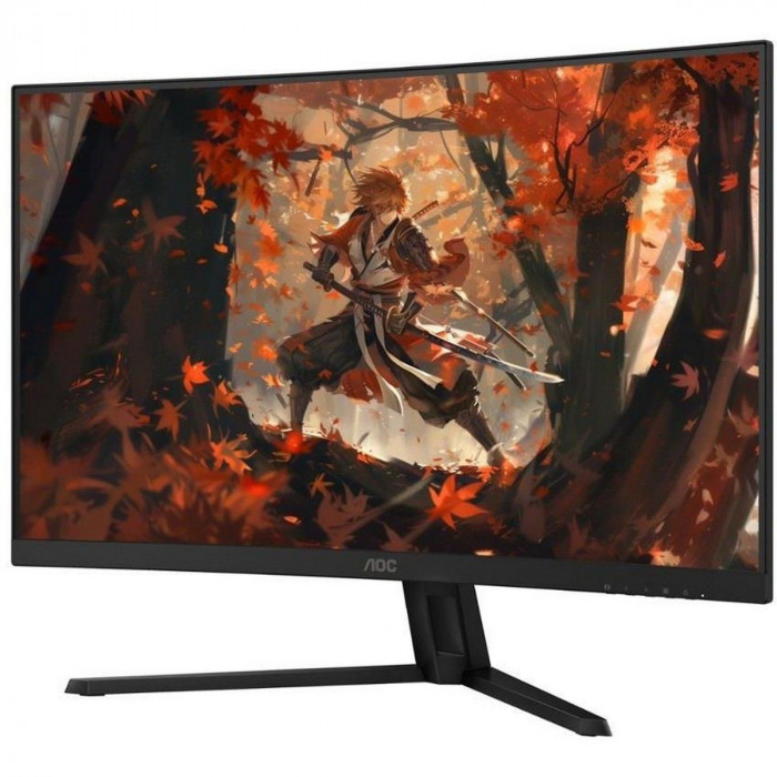Монитор 31.5' AOC CQ32G4VE Curved VA, 2560x1440, 180Hz, 1ms, 300сd/m, 3500:1, HDR10 | 2xHDMI(2.0), DP(1.4) | InPSU, Vesa 100, Black/Grey