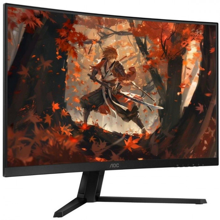 Монитор 31.5' AOC CQ32G4VE Curved VA, 2560x1440, 180Hz, 1ms, 300сd/m, 3500:1, HDR10 | 2xHDMI(2.0), DP(1.4) | InPSU, Vesa 100, Black/Grey