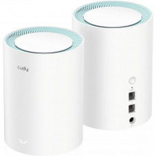 Маршрутизатор CUDY AC1200 Wi-Fi Gigabit Mesh Solution 2-Pack, Chipset MT7621+MT7613B+MT7603, Dual-Band, 867Mbps at 5GHz + 300Mbps at 2.4GHz, 802.11ac/a/b/g/n, 2 Gigabit Ethernet Ports,  internal antennas,MU-MIMO,  DDNS,Zerotier/Wireguard/OpenVPN/IPSec/L2T