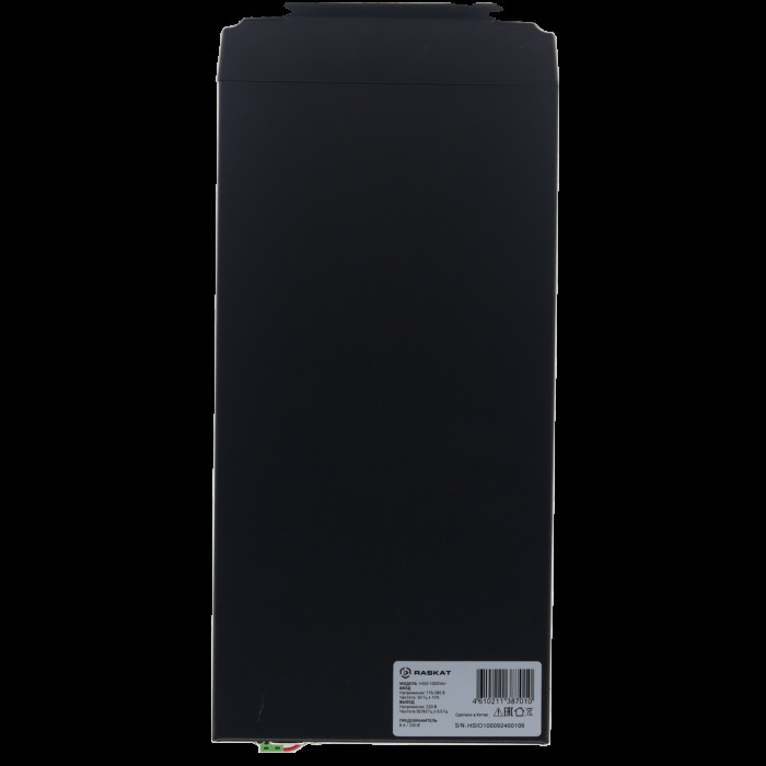Источник бесперебойного питания  ИБП Raskat HSIO-1000VA 1000ВА, 900Вт, 1xCEE7, 1xIEC320, USB type-B, 2xRJ-45, 1xRS232