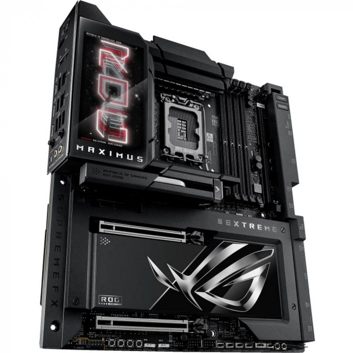 Материнская плата ASUS ROG MAXIMUS Z890 EXTREME LGA1851 E-ATX 4xDDR5 2xPCIEx16 PCIEx4 4xM.2 2xThunderbolt 2xUSB-C HDMI 2.5GLAN 10GLAN Wi-Fi 7