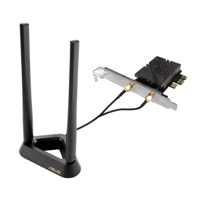 Сетевой адаптер ASUS PCE-BE92BT WiFi 7 Bluetooth 5.4 5764+2882+688Mbps 6GHz/5GHz/2.4GHz