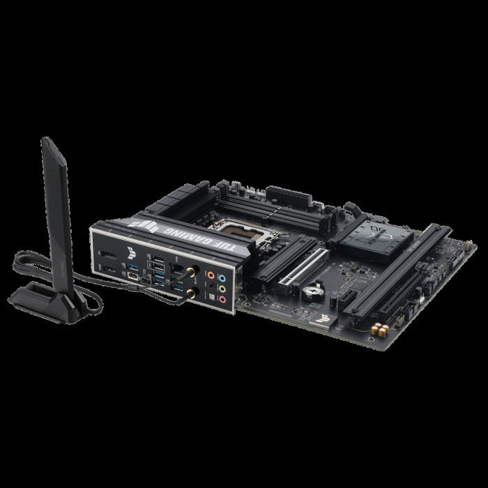 Материнская плата ASUS TUF GAMING B860-PLUS WIFI LGA1851 ATX 4xDDR5 2xPCIEx16 PCIEx1 3xM.2 USB-C DP HDMI 2.5GLAN Wi-Fi 7