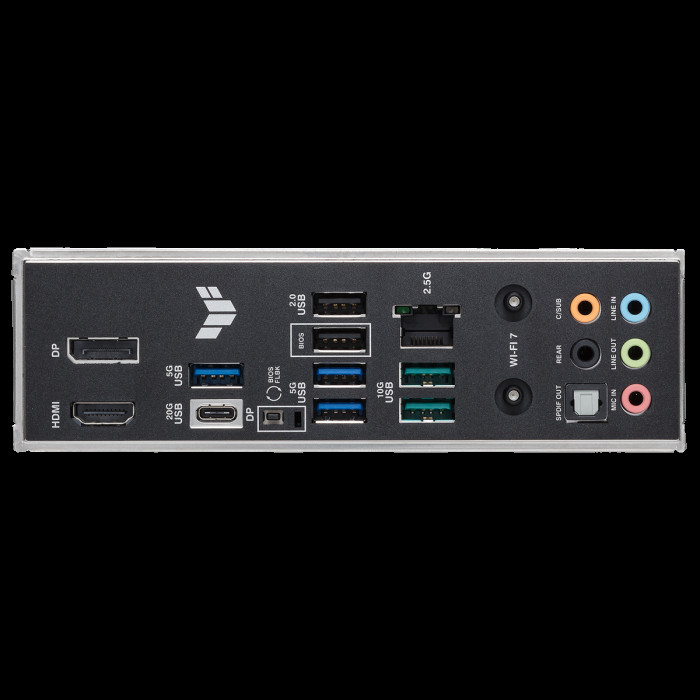 Материнская плата ASUS TUF GAMING B860-PLUS WIFI LGA1851 ATX 4xDDR5 2xPCIEx16 PCIEx1 3xM.2 USB-C DP HDMI 2.5GLAN Wi-Fi 7