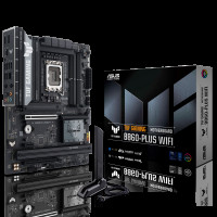 Материнская плата ASUS TUF GAMING B860-PLUS WIFI LGA1851 ATX 4xDDR5 2xPCIEx16 PCIEx1 3xM.2 USB-C DP HDMI 2.5GLAN Wi-Fi 7