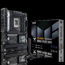 Материнская плата ASUS TUF GAMING B860-PLUS WIFI LGA1851 ATX 4xDDR5 2xPCIEx16 PCIEx1 3xM.2 USB-C DP HDMI 2.5GLAN Wi-Fi 7