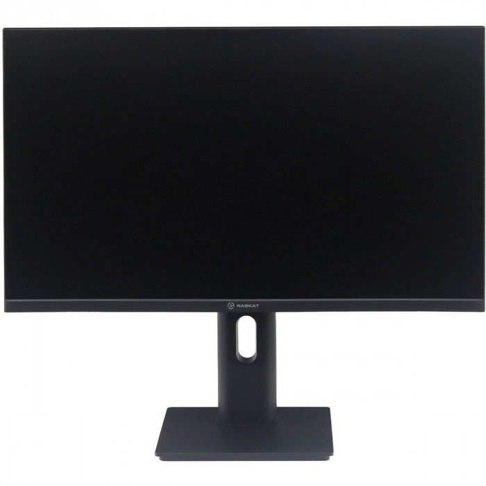 Монитор 23.8' Raskat I24F10DAP 23.8' (IPS, 1920-1080, VGA+HDMI+DP, 5ms, 178°/178°, 1000:1, 100Hz, Pivot, Black)