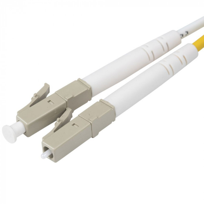 Кабель оптический Hyperline FC-D2-503-LC/PR-SC/PR-H-5M-LSZH-BK Патч-корд волоконно-оптический (шнур) MM 50/125(OM3), LC-SC, duplex, 10G, LSZH, 5м, черный