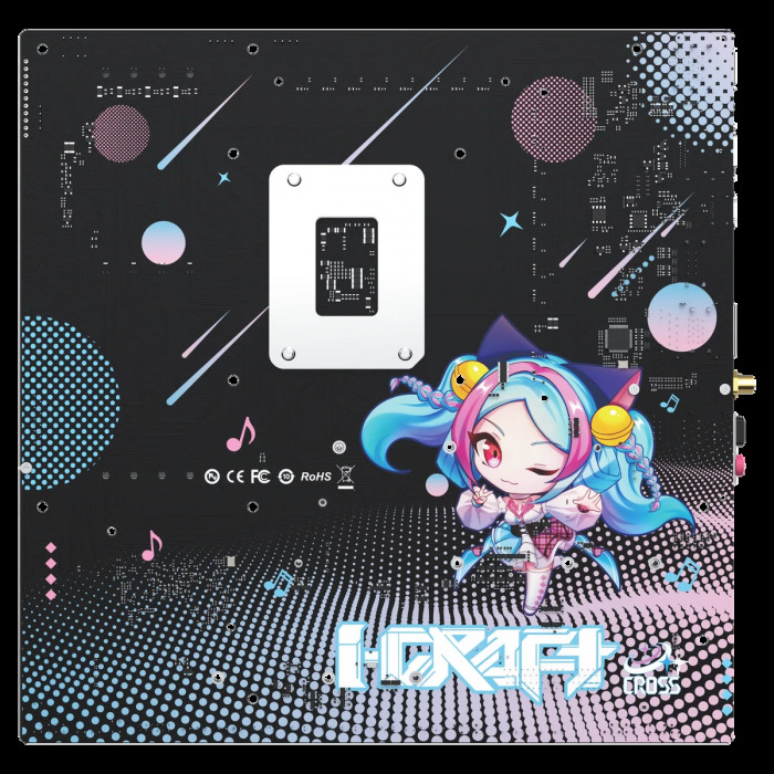 Материнская плата Maxsun MS-iCraft B860M CROSS PRO B860, LGA1851, 4*DDR5, 1*PCIEx16, 1*PCIEx4, 3*M.2, 1*TypeC, 8*USB3.2Gen2, 2*USB3.2Gen1, 3*USB2.0, 4*SATA3.0, 5G, Type-C(DP), DP, HDMI, M-ATX, RTL