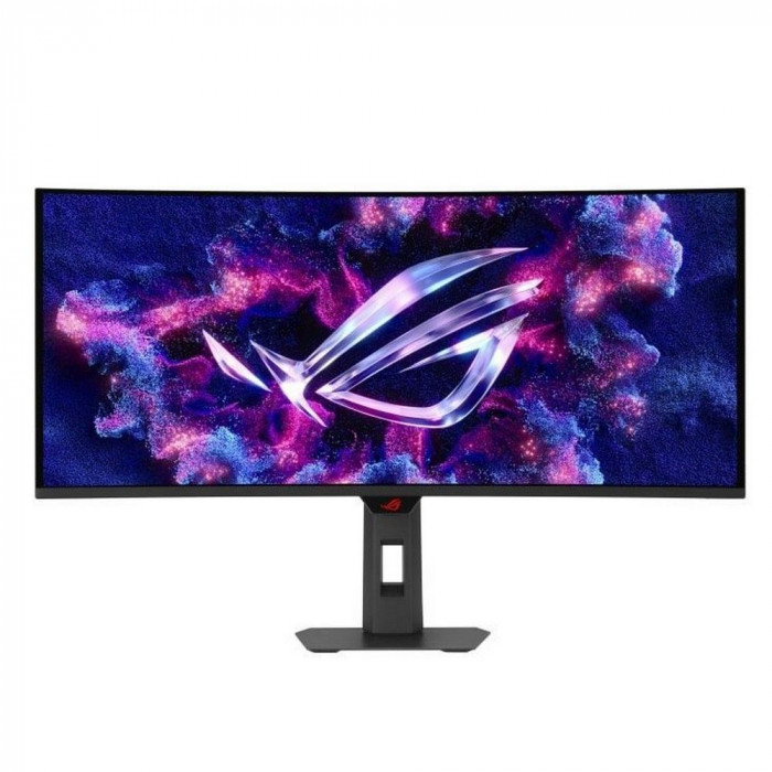 Монитор 34' ASUS XG34WCDG Curved QD-OLED, 3440x1440, 175Hz, 0,03ms, 250сd/m, 1500000:1, HDR10 | 2xHDMI(2.1), DP(1.4), Type-C(PD-15W), 2xUSB3.2 | HAS, Swivel, InPSU, Vesa 100, Black