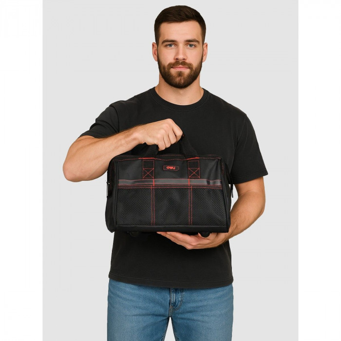 Сумка для инструментов Deli DL430903 'Black Edition'