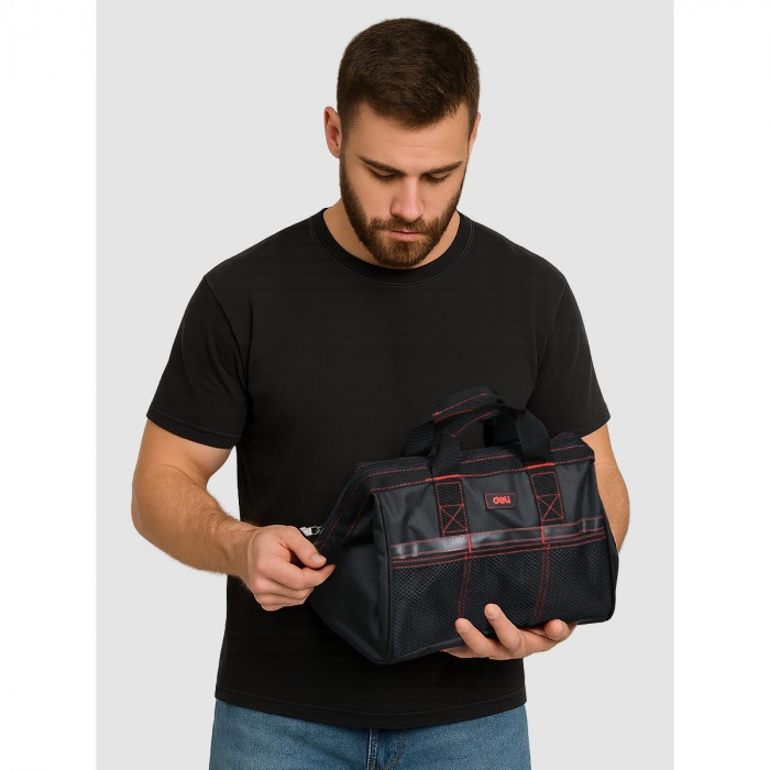 Сумка для инструментов Deli DL430903 'Black Edition'