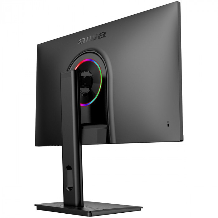 Монитор 27' AIWA MD2714  IPS, 2560x1440, 180Hz, 1ms, 350сd/m, 1200:1, HDR | HDMI(2.0), DP(1.2), Type-C(PD-65W), 2xUSB2.0 | HAS, Pivot, Swivel, ExPSU, Speakers, Vesa 75, Black