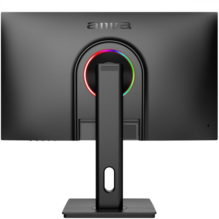 Монитор 27' AIWA MD2714  IPS, 2560x1440, 180Hz, 1ms, 350сd/m, 1200:1, HDR | HDMI(2.0), DP(1.2), Type-C(PD-65W), 2xUSB2.0 | HAS, Pivot, Swivel, ExPSU, Speakers, Vesa 75, Black
