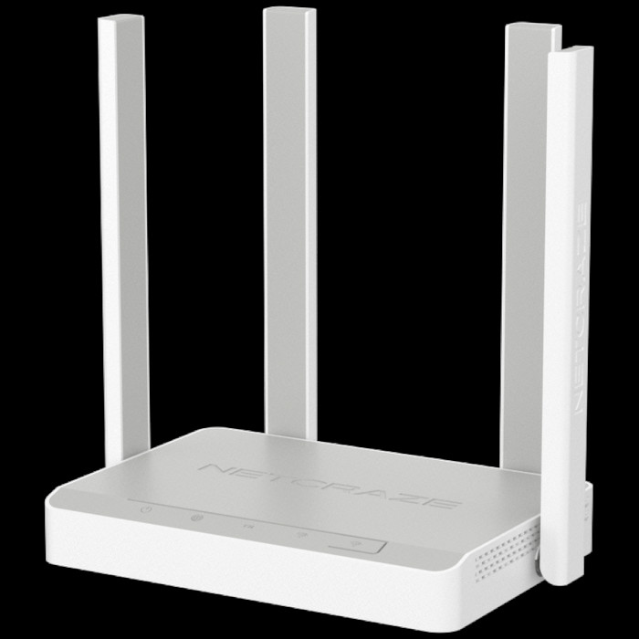 Маршрутизатор (Keenetic) Netcraze Viva (NC-1913) Гигабитный интернет-центр с Mesh Wi-Fi 5 AC1200,  4-портовым Smart-коммутатором и многофункциональным портом USB