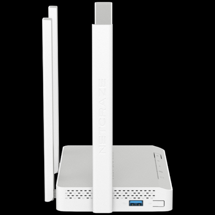 Маршрутизатор (Keenetic) Netcraze Viva (NC-1913) Гигабитный интернет-центр с Mesh Wi-Fi 5 AC1200,  4-портовым Smart-коммутатором и многофункциональным портом USB