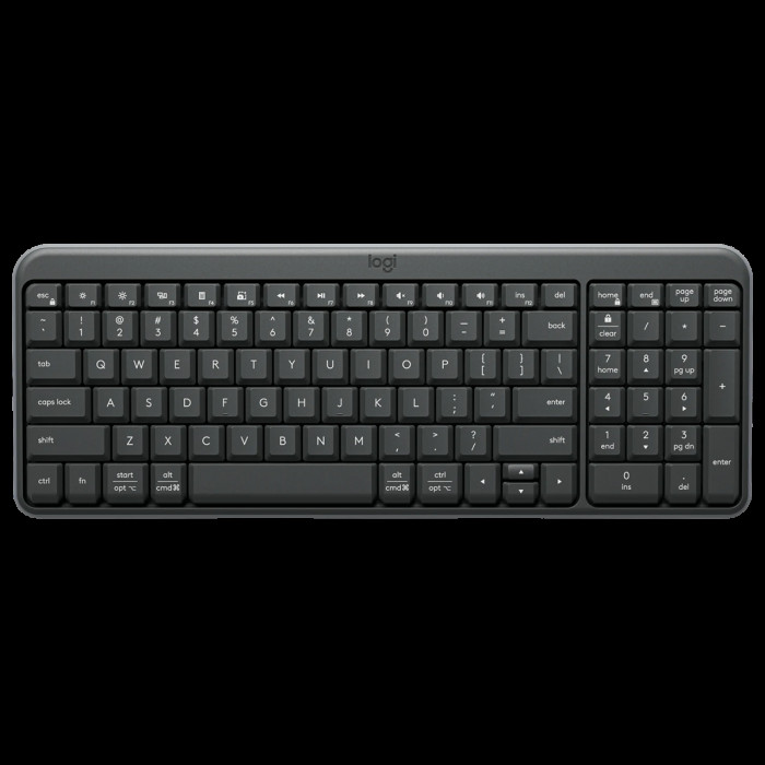 Клавиатура беспроводная BT Logitech K250, Graphite [920-013452]