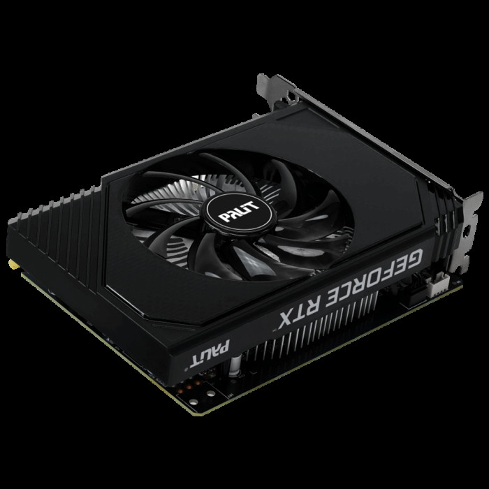 Видеокарта Palit RTX3050 STORMX OC 6GB GDDR6 96bit DVI DP HDMI 1FAN ITX RTL