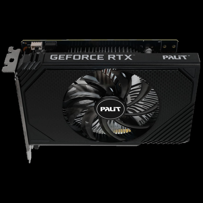 Видеокарта Palit RTX3050 STORMX OC 6GB GDDR6 96bit DVI DP HDMI 1FAN ITX RTL